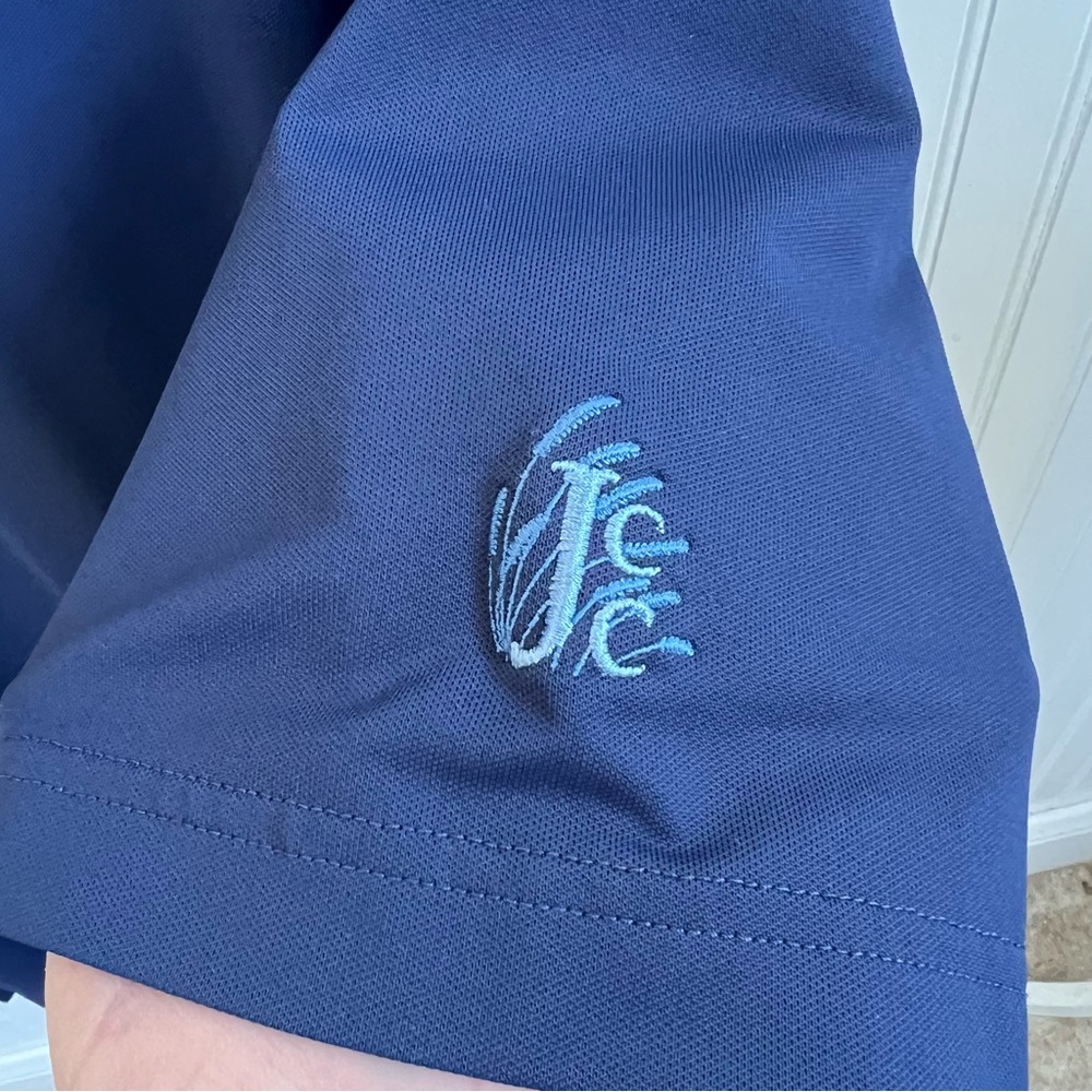 Peter Millar Solid Navy Blue Short Sleeve Golf Po… - image 5